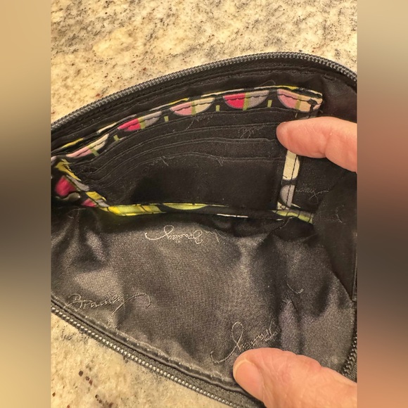 Vera bradley Floral set crossbody bag 12x12in w/20in strap & wallet 7x5in - Picture 12 of 12